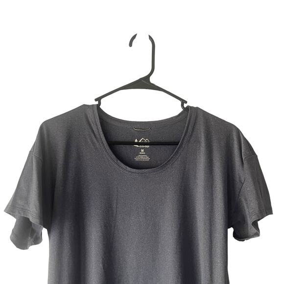 REI Women's Size Medium Heathered Blue Short Sleeve‎ Performance Outdoor Top - Picture 2 of 8